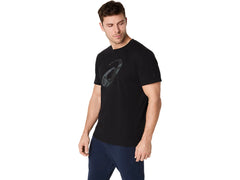 SPIRAL LOGO GRAPHIC COTTON BLEND TEE