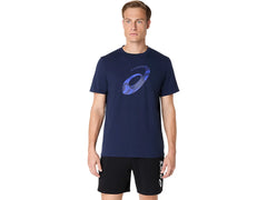 SPIRAL LOGO GRAPHIC COTTON BLEND TEE