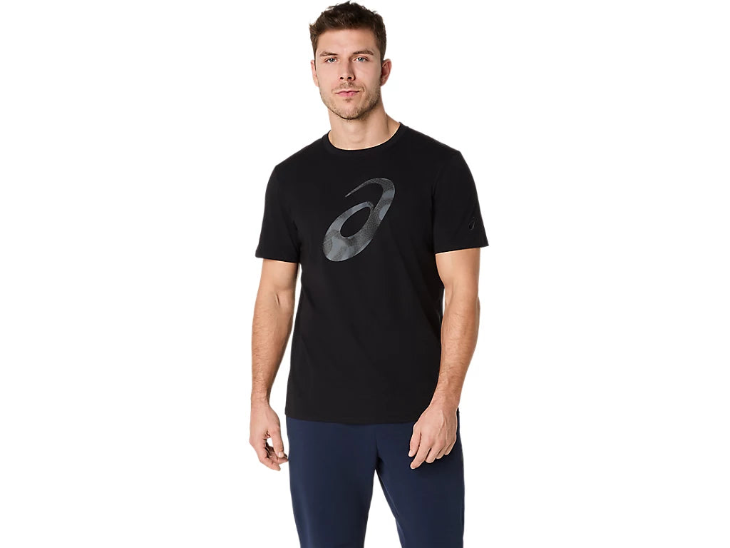 SPIRAL LOGO GRAPHIC COTTON BLEND TEE