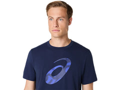 SPIRAL LOGO GRAPHIC COTTON BLEND TEE