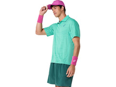 MATCH JACQUARD POLO SS TOP