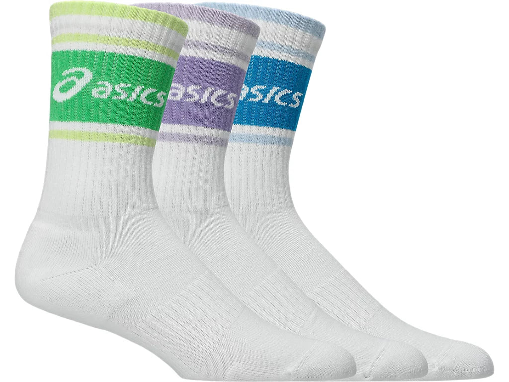 3 PACK ASICS LOGO CREW SOCK